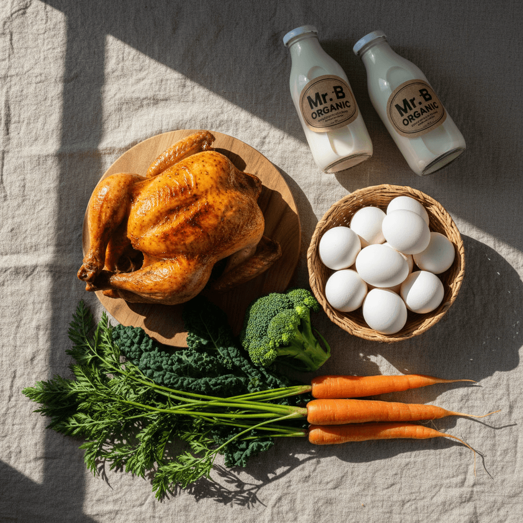 Premium organic farm products